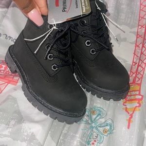 Brand new black timberland boots for kids
